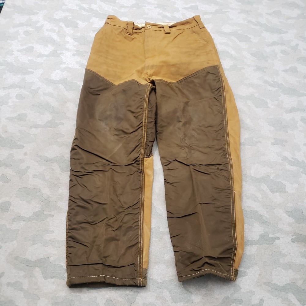 Vintage Saftbak Pants Mens 30x26 Brown Brush Hunting Outdoors Pockets